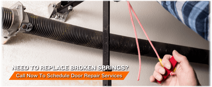 Broken Garage Door Spring Hercules CA